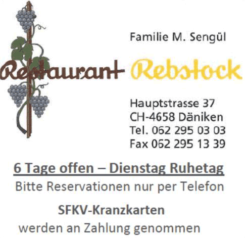 Restaurant Rebstock - Däniken