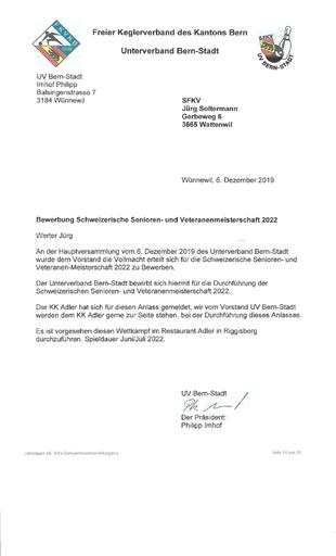 Bewerbung - Senioren- & Veteranen-MS 2022 (UV Bern-Stadt)