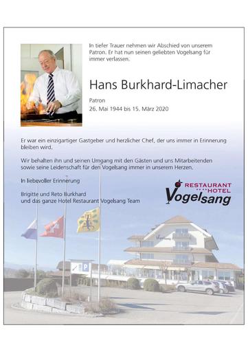 Hans Burkhard-Limacher