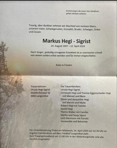 Hegi Markus