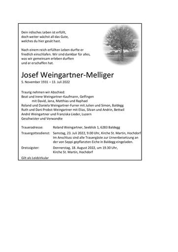 Josef Weingartner