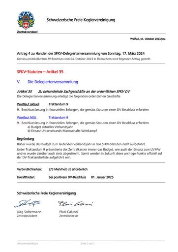 Antrag 4 - Statuten DV (DV 2024)