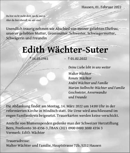 Edith Wächter-Suter