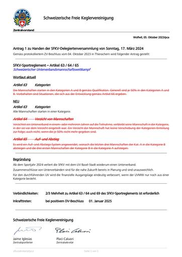Antrag 1 - Sportreglement UVMW (DV 2024)
