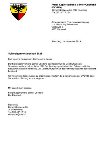 Bewerbung - SM 2021 (UV Berner Oberland)