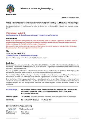 Antrag 4 - DV SFKV 2023 Statuten Art. 17